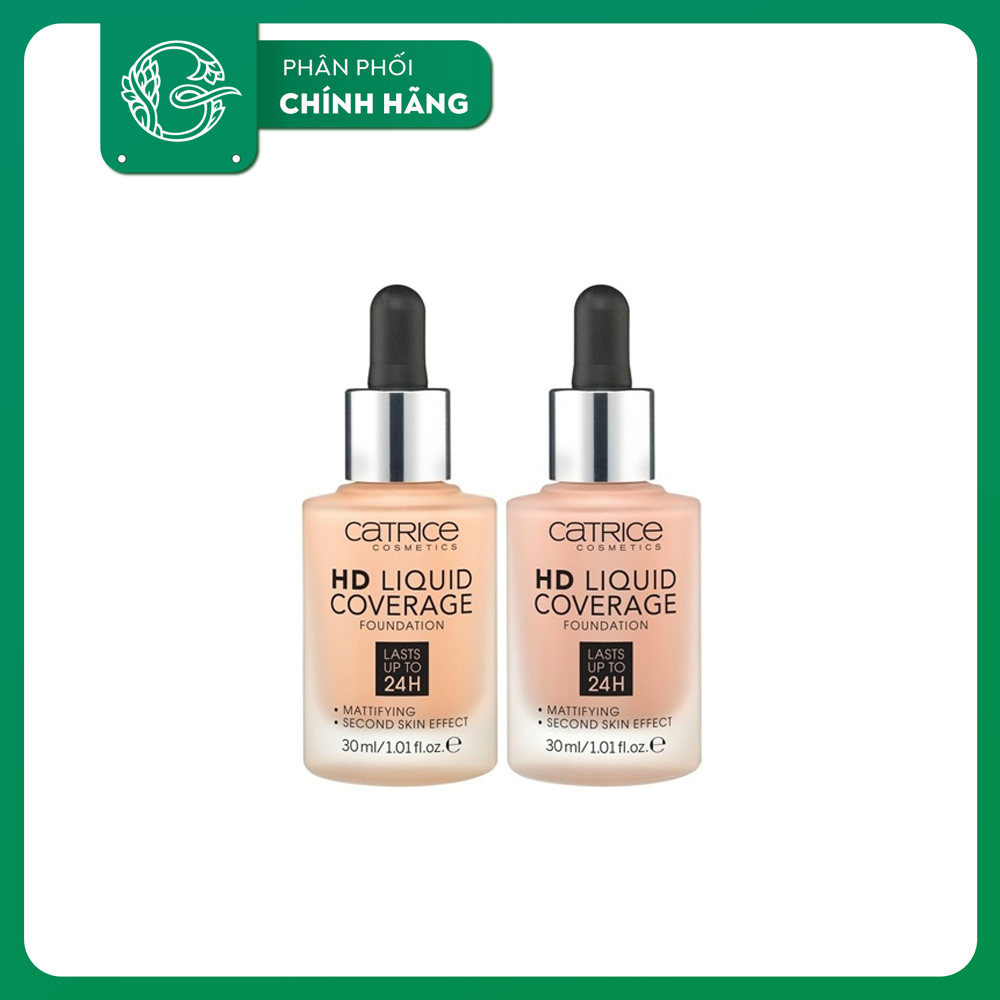 Kem nền trang điểm Catrice HD Liquid Coverage Foundation 30ml
