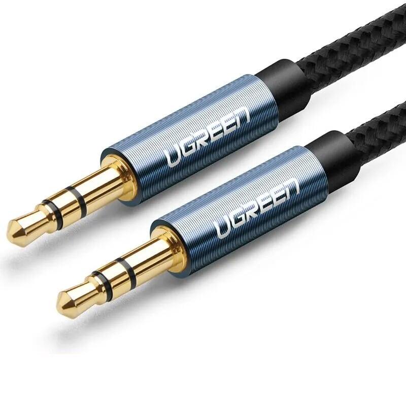 Ugreen 10684 0.5m màu xanh cáp âm thanh 2 đầu 3.5mm dương av112
