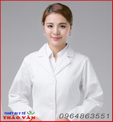 Áo Blue trắng - Áo Blu y tế - Áo Y Tá, Bác sĩ Nữ dài tay loại đẹp [áo dáng ngắn]