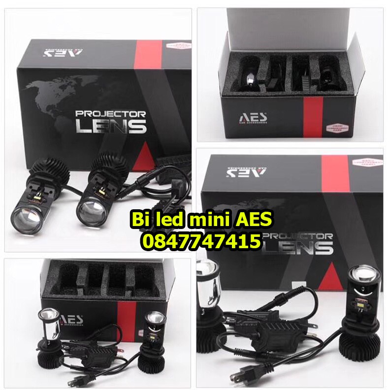 Bi led mini aes h4 v3 version 2021 mới nhất. giá 1 đôi.