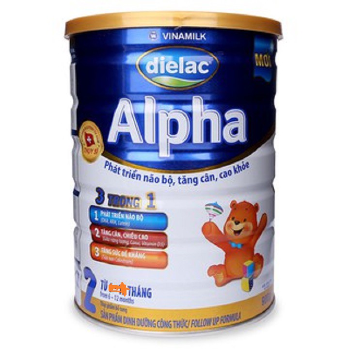 Sữa bột dielac alpha step 2 900g date 2021