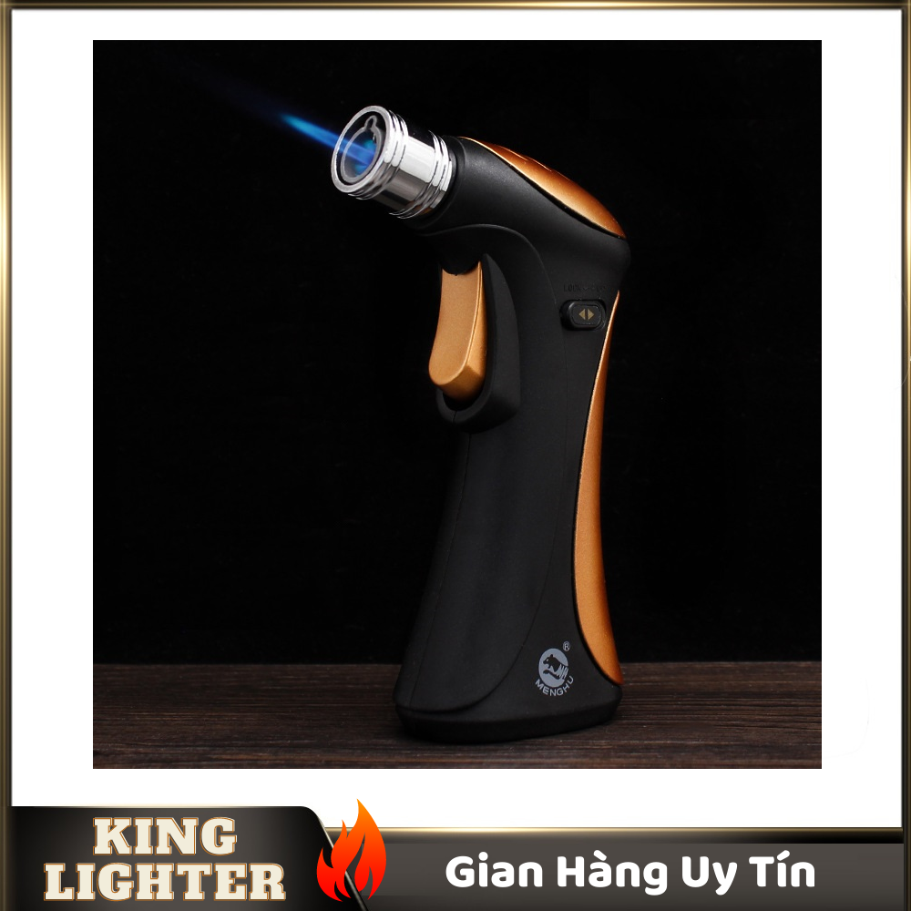 Bật lửa gas pocket torch mf265 lửa khò 1 tia đầu khò kim loại