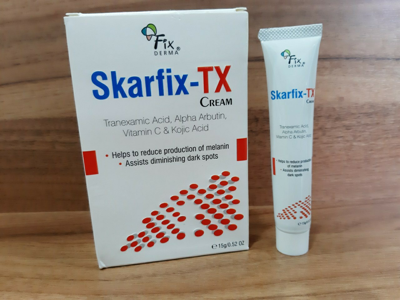 Kem giúp làm mờ vết thâm, đốm đen, vết nám, tàn nhan Fixderma Skarfix-TX 15g