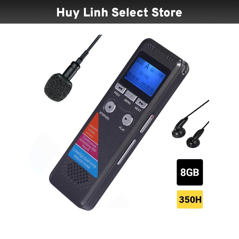 Máy ghi âm chuyên nghiệp GH700 - 8G hỗ trợ lọc âm tốt