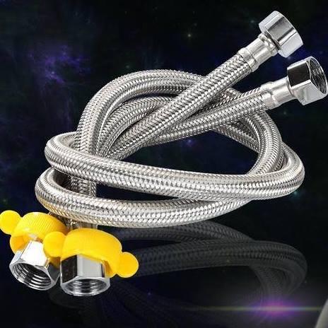 Bộ 2 dây cấp nước inox nóng lạnh 40cm 2 đầu bằng nhau