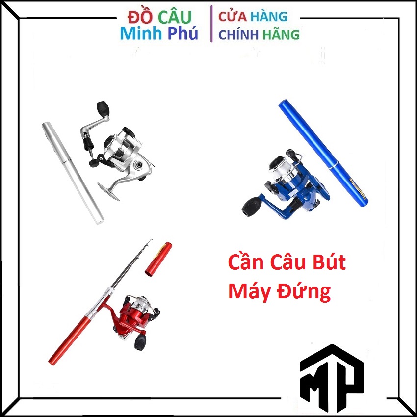 Cần Câu Bút Mini dài 1m , máy đứng  - Minh Phú