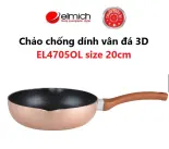 (Chỉ 25-29.06)Chảo chống dính vân đá 3D EL4705OL size 20cm