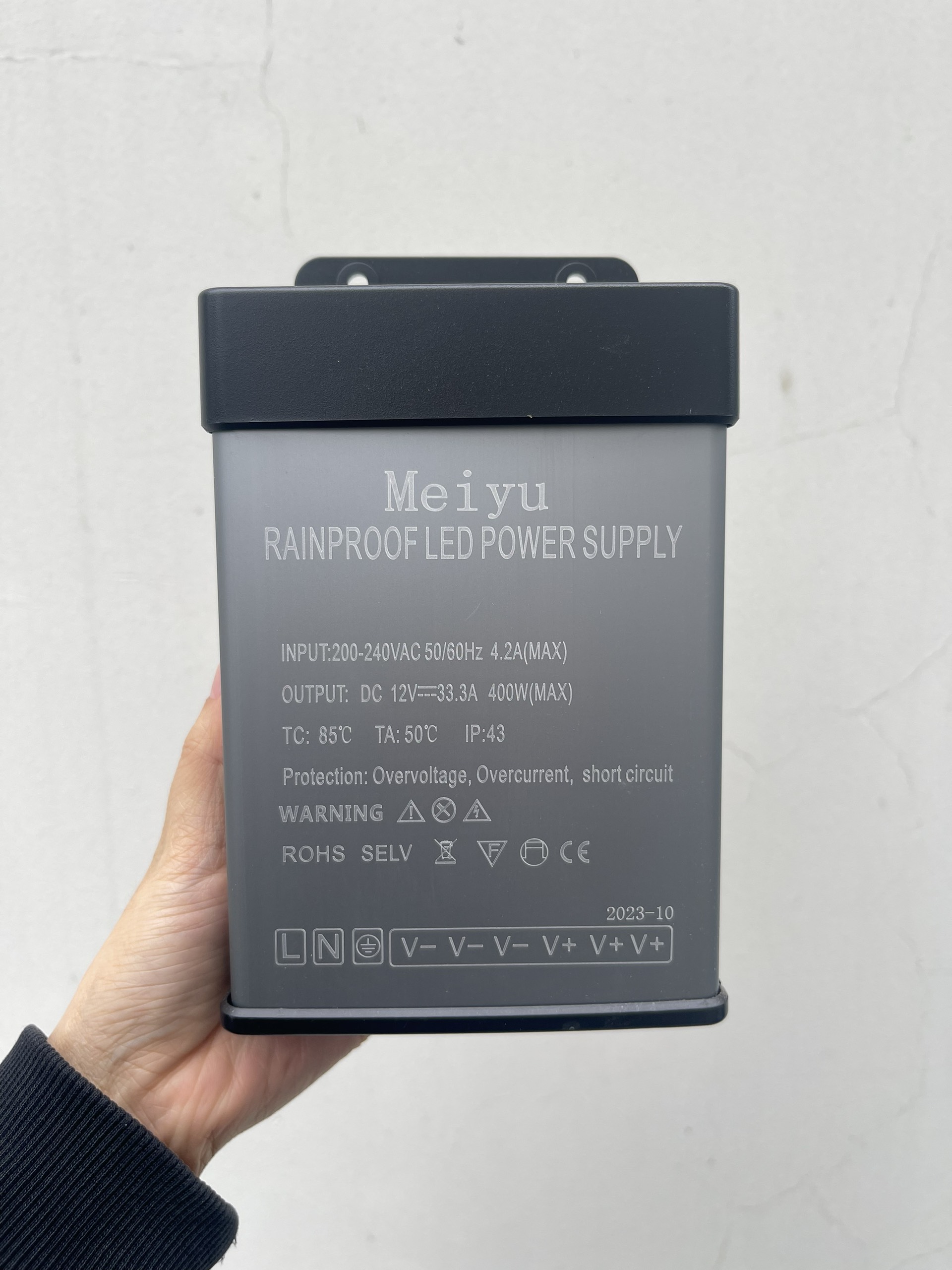 Nguồn 12v ngoài trời chống nước, nguồn led 12v 400w, Bộ chuyển đổi nguồn 12v giá rẻ