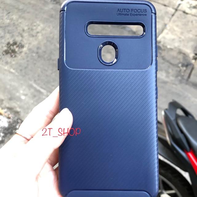 ỐP LƯNG AUTO FOCUS LG G8 (HÀN) NHỰA MỀM, VÂN CARBON, BẢN 3 CAMERA
