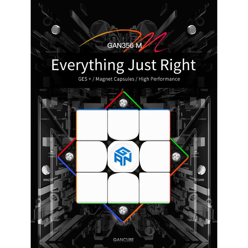 Rubik 3x3 GAN 356 M Lite và Standard - Rubik GAN356 M 3x3x3