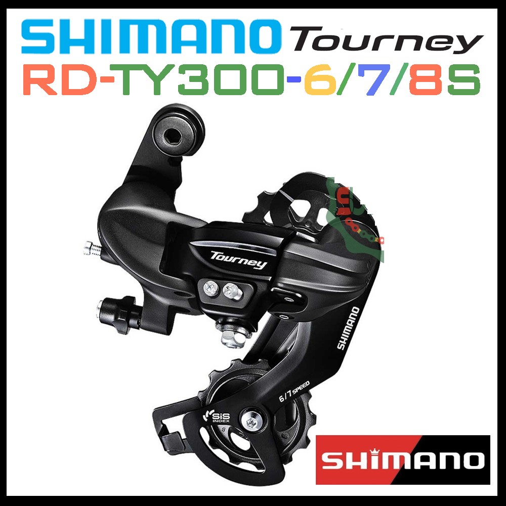 Củ cùi đề sau xe đạp SHIMANO TOURNEY RD TY300 6-7-8 Speed - Hàng chính Hãng