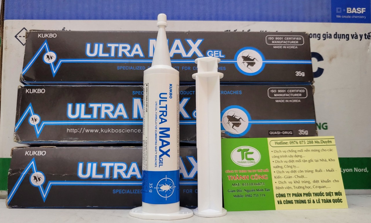 Bả diệt gián Ultra max gel tuýt 35g hiệu quả_Nhập khẩu Hàn Quốc