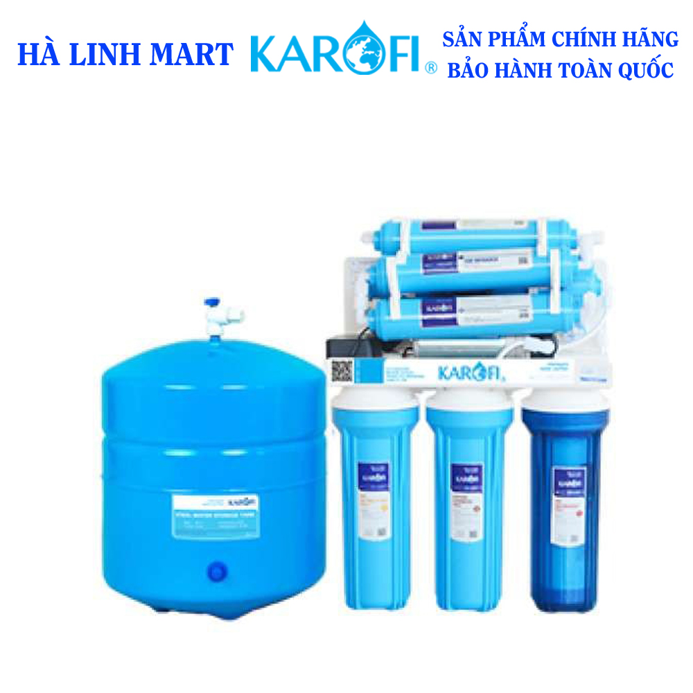 [Trả góp 0%]MÁY LỌC NƯỚC KAROFI KT-ERO80 - Máy lọc nước RO không tủ - Máy lọc nước uống gia đình - Máy lọc nước lắp âm chậu rửa - Bảo hành 36 tháng tại nhà