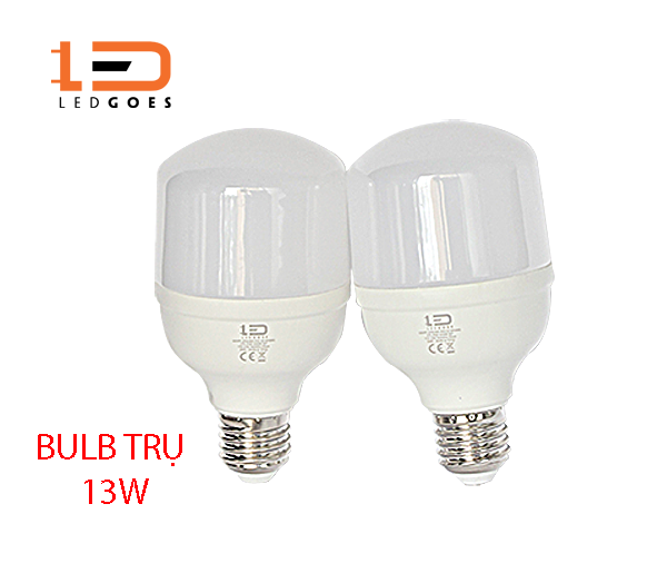 COMBO 2 Bóng đèn Led Trụ 15W LEDGOES tặng 1 bóng đèn tròn 3w