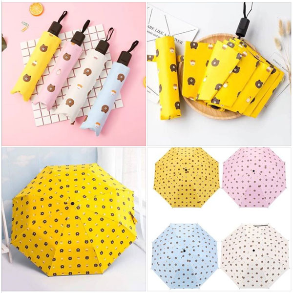Dù Gấu Chống Tia UV 2 Lớp