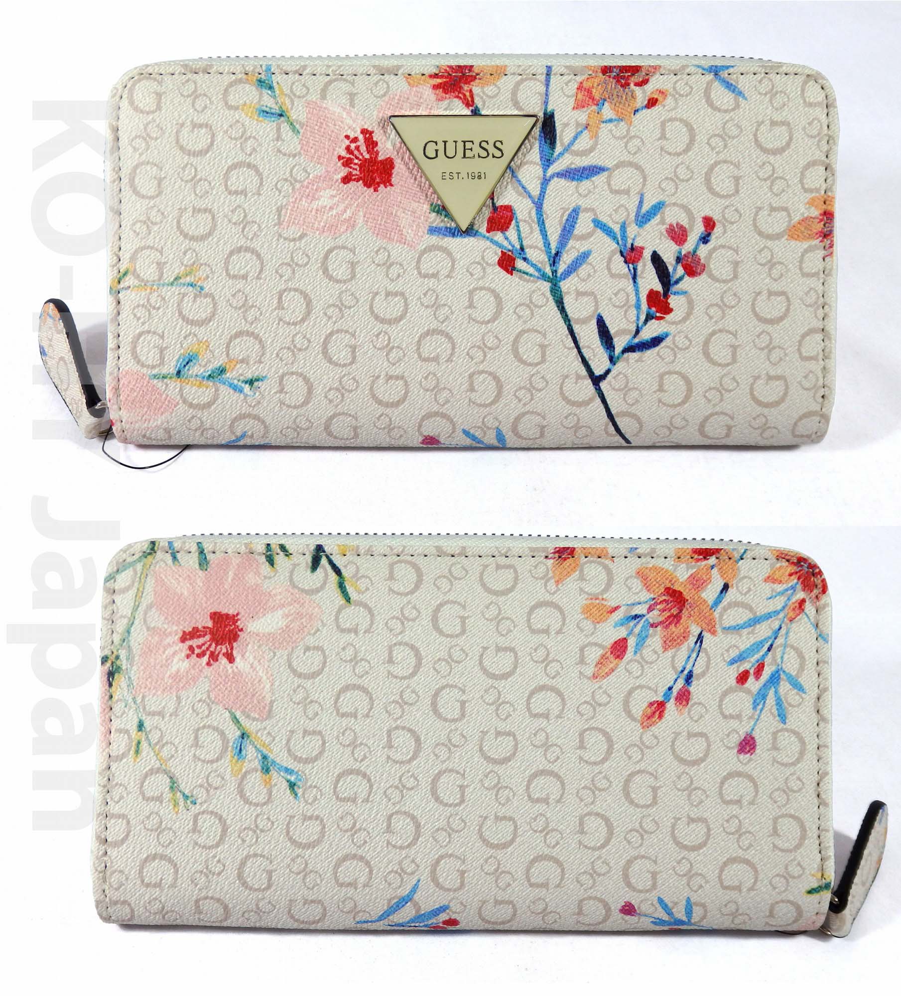 Ví thời trang dành cho phái đẹp GUESS Floral print Long wallet