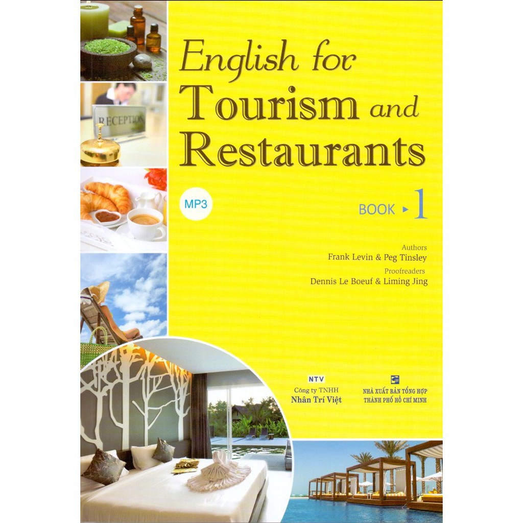 NS Minh Tâm - Sách - English For Tourism And Restaurants - Book 1 (Kèm Đĩa MP3)