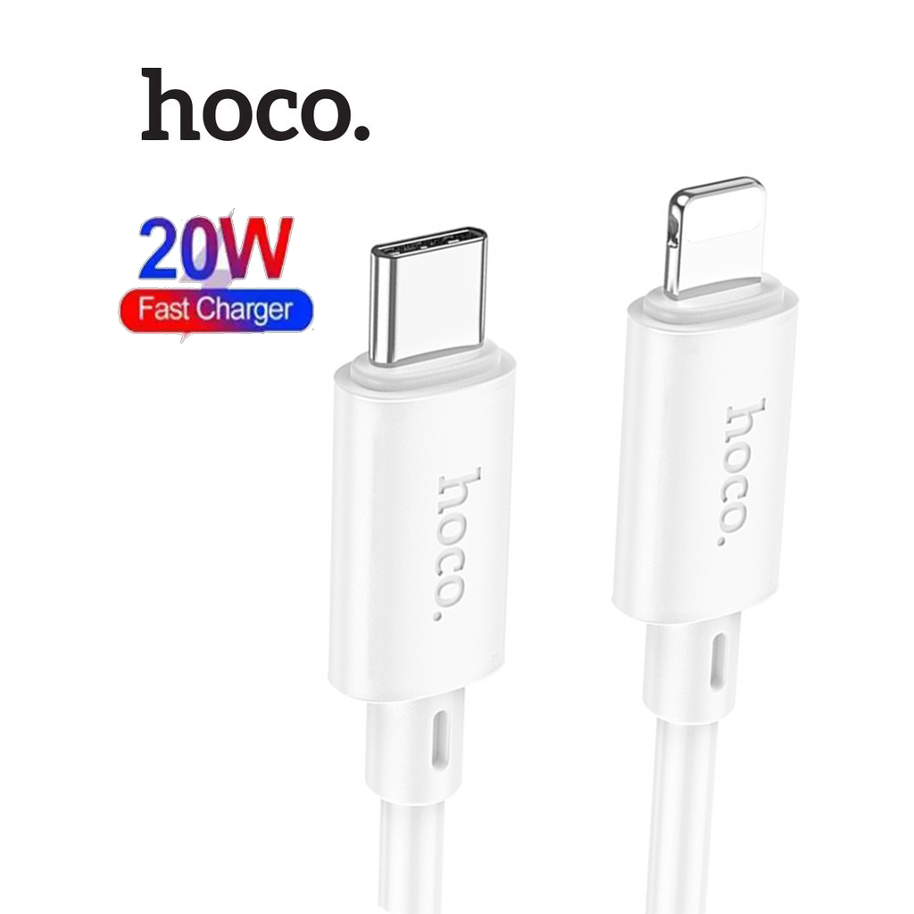 Cáp sạc nhanh pd20w hoco x88 type-c to lightning dây tpe dẻo chống rối dài 1m cho iphone