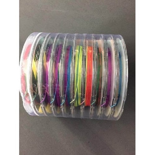 Dây dù câu cá lure raleigh x8 dài 100m - dây dù pe 7 màu raleigh x8 siêu bền hàng chất lượng nhật bản