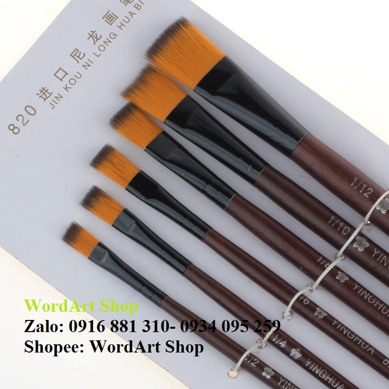 Bộ cọ lông mềm yinghua 820