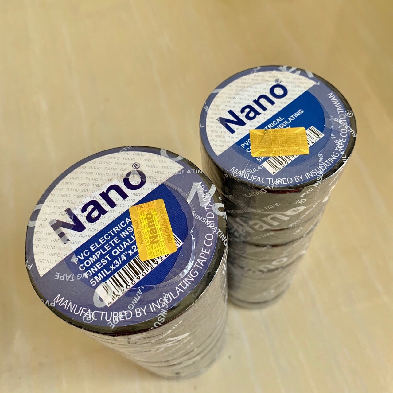 ComBo 5 Cuộn băng keo điện nano chính hãng 10y - 20y - 30y