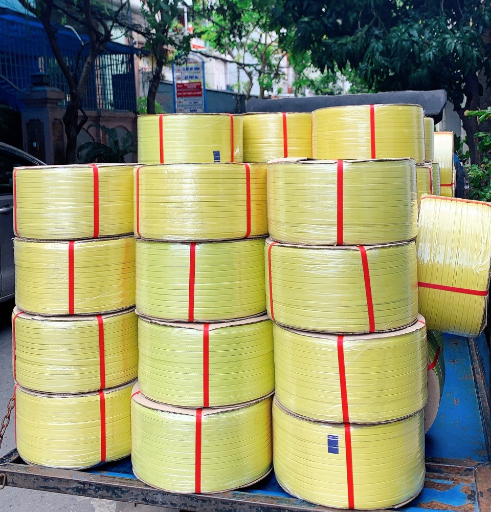 [HCM] Dây đai nhựa PP 12mm cuộn 10kg