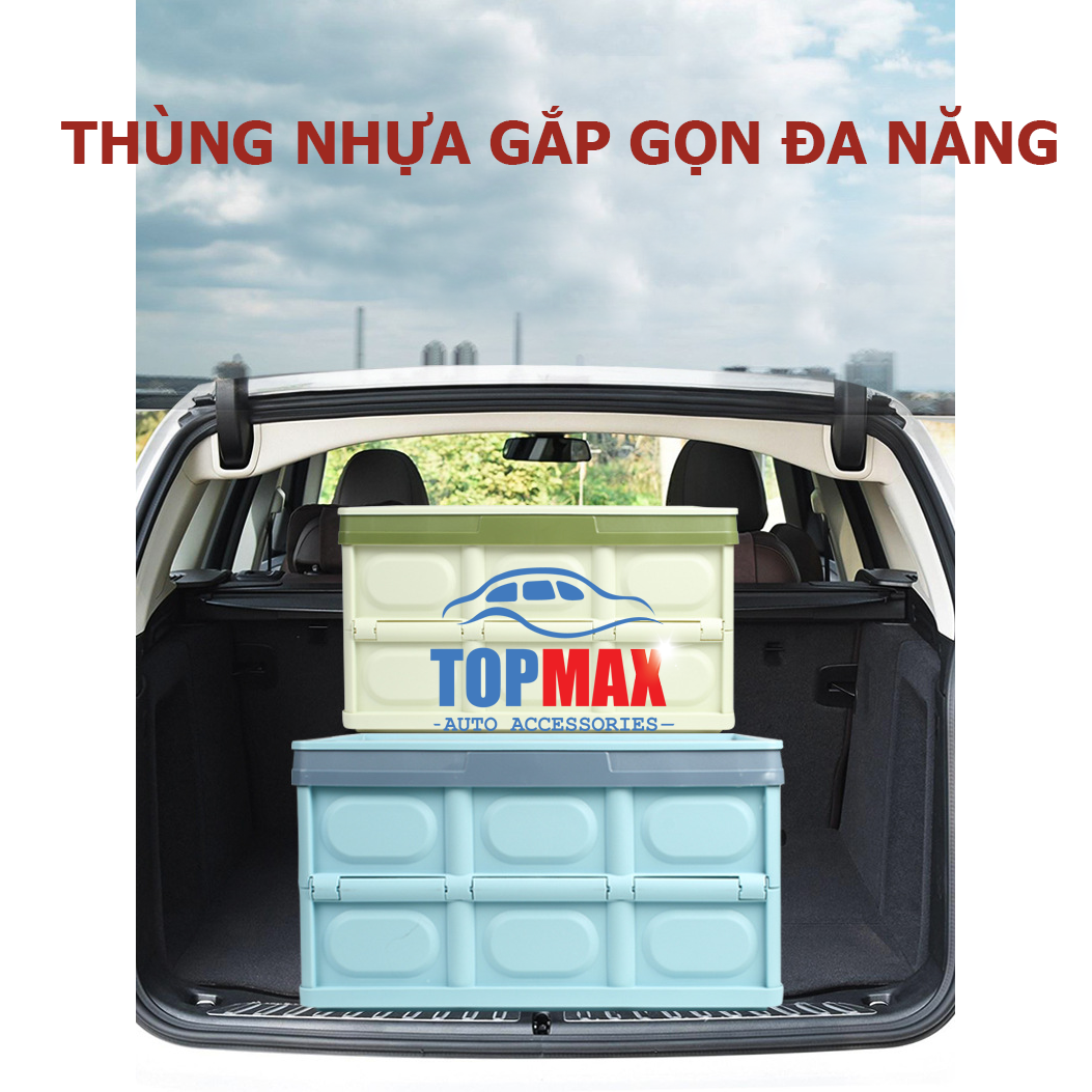 Thùng đựng đồ cốp sau ô tô – thùng đựng đồ có thể gấp gọn