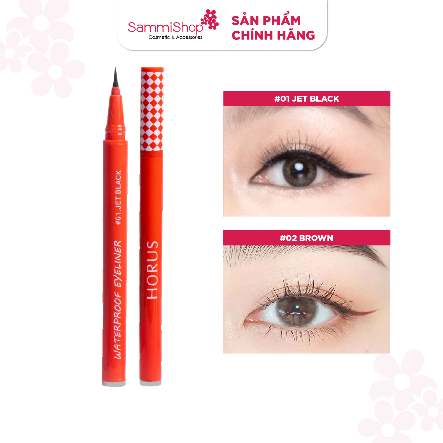 Horus Kẻ mắt Water Proof Eyeliner Ver 2