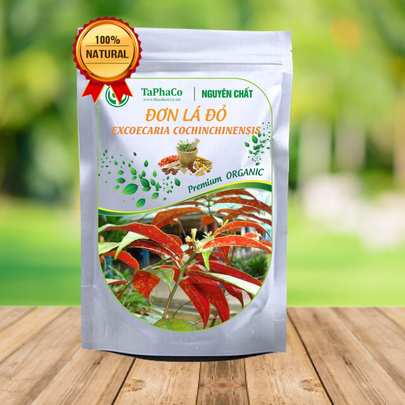 Lá đơn đỏ khô 1kg - tấn phát
