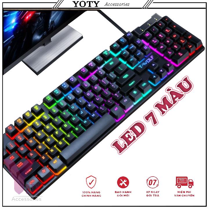 Bàn phím máy tính Gaming SSR siêu chất LED 7 màu, độ nhạy cao, sản phẩm đạt tiêu chuẩn ESPORTS [BH 6 THÁNG] [RẺ VÔ ĐỊCH]