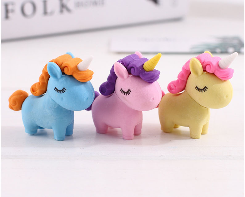 Gôm hình thú siêu kute/Tẩy hình ngựa Pony đáng yêu/Gôm ngựa Pony lắp ráp giải trí