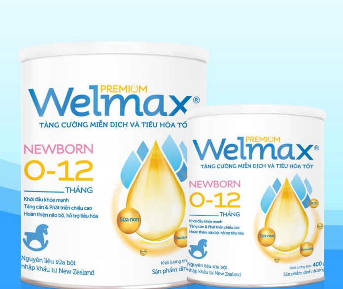 Sữa bột  Welmax Newborn 400G–900G Tăng cường miễn dịch và tiêu hóa tốt Dành cho trẻ từ 0 - 12 tháng tuổi