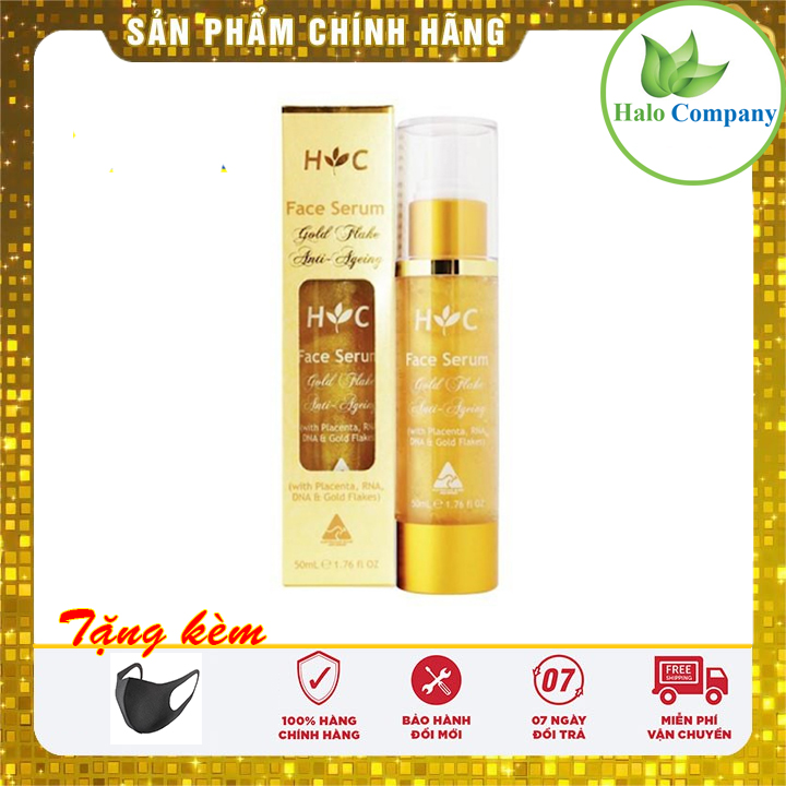 Serum dưỡng da chống lão hoá healthy care nhau thai cừu & tinh thể vàng 50ml