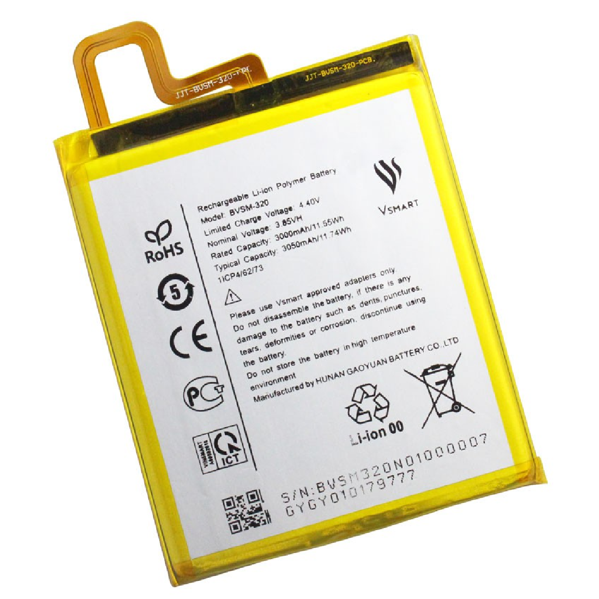 Pin điện thoại Vsmart Star BVSM-320 bảo hành đổi mới