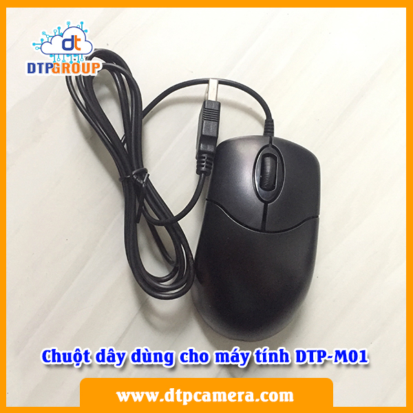 Chuột có dây, chuột máy tính DTP-M01 cho camera, laptop, PC