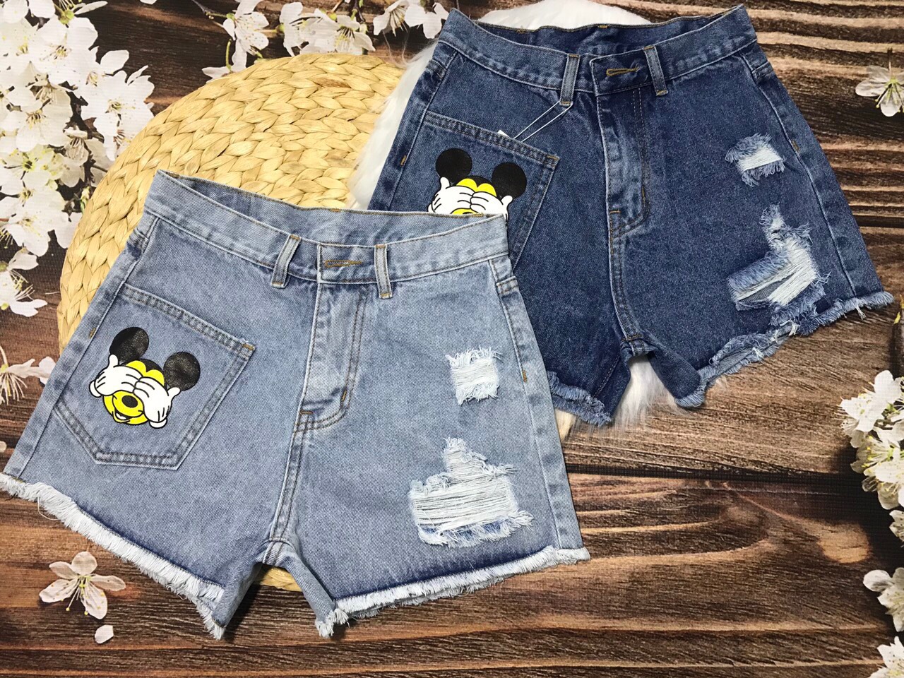 QUẦN SHORT JEANS NỮ-QUẦN SORT JEAN NỮ-QUẦN SỌT JEAN NỮ CHẤT BÒ DÀY DẶN LƯNG SIÊU CAO Qsm2