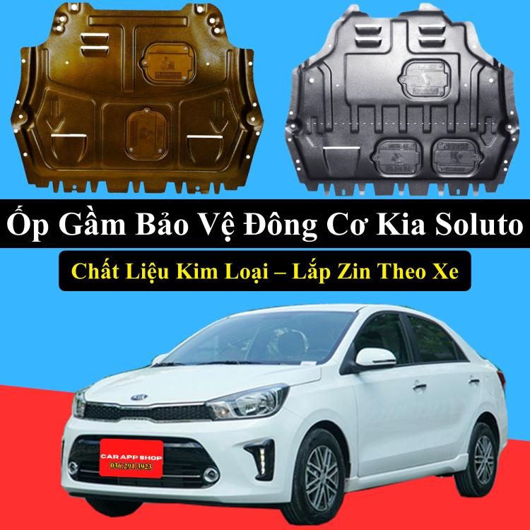 Kia soluto ốp gầm , chắn gầm xe đời 2018-2023