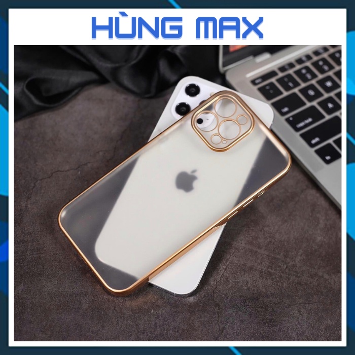 [ HÀNG CHÍNH HÃNG ] Ốp SULADA lưng nhám viền mạ crom bảo vệ camera cho Iphone 12/ 12Pro/ 12Promax/13/13pro/13promax