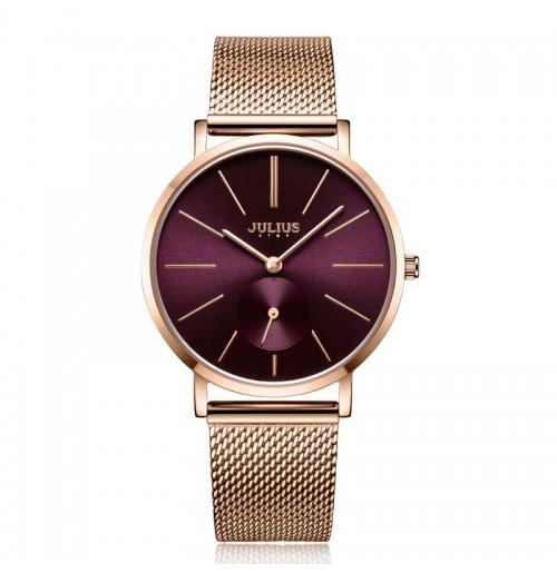 Đồng hồ nữ js-022c julius star hàn quốc dây thép