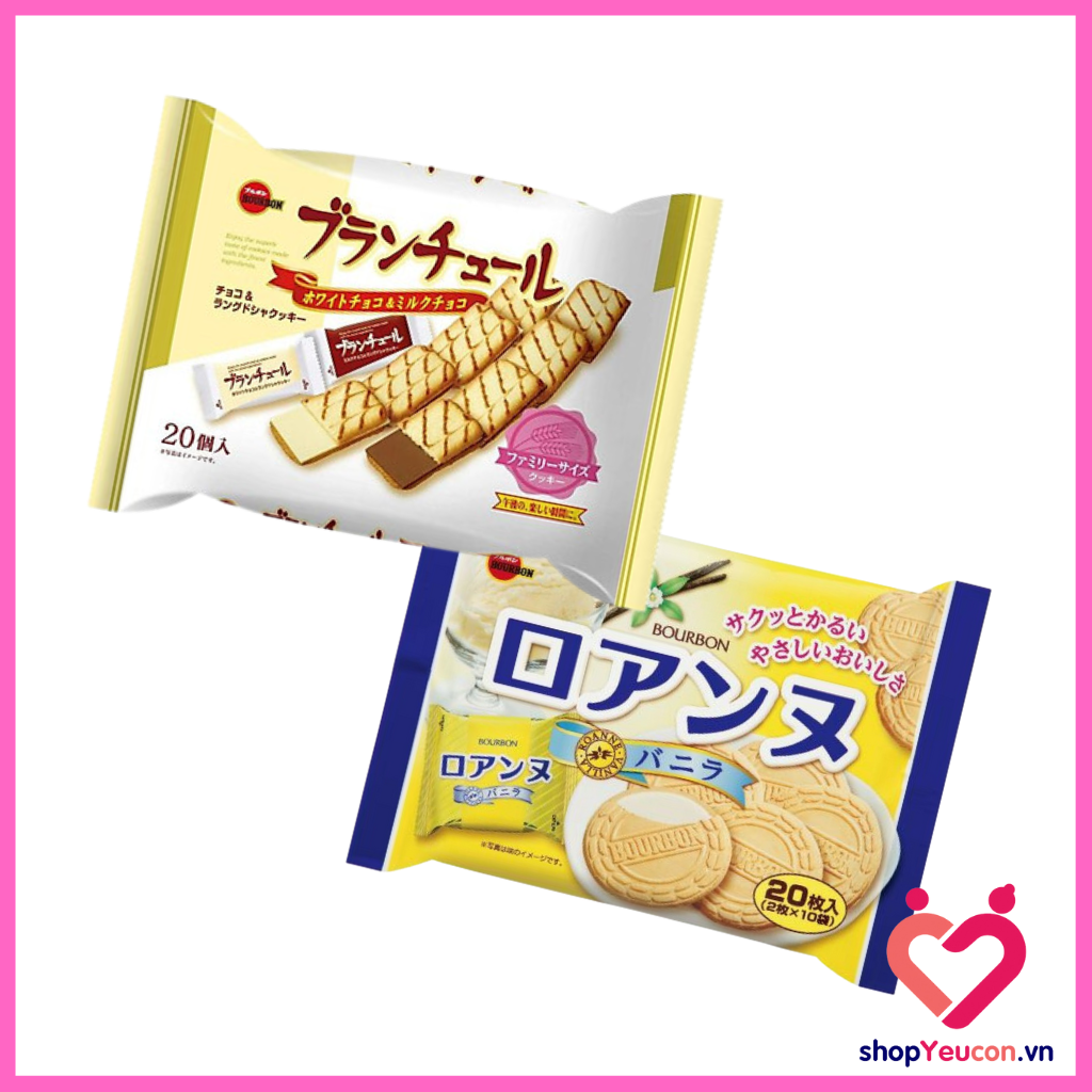 Bánh Quy Kem Bourbon vị vani và socola sữa [DATE T10/2024]
