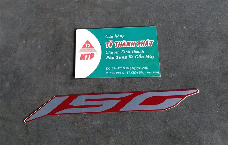 Tem cánh bửng ab 2021 đỏ 368 trái honda