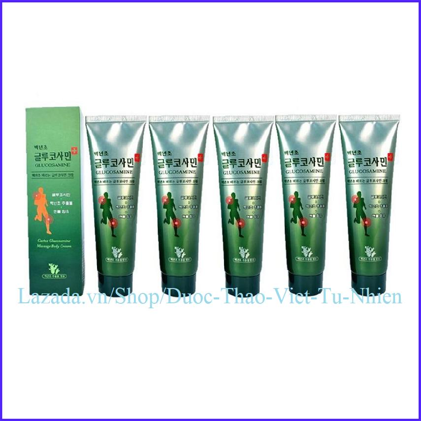 Bộ 5 Hộp Dầu Lạnh Xoa Bóp Glucosamine Hàn Quốc 150ml/Hộp.