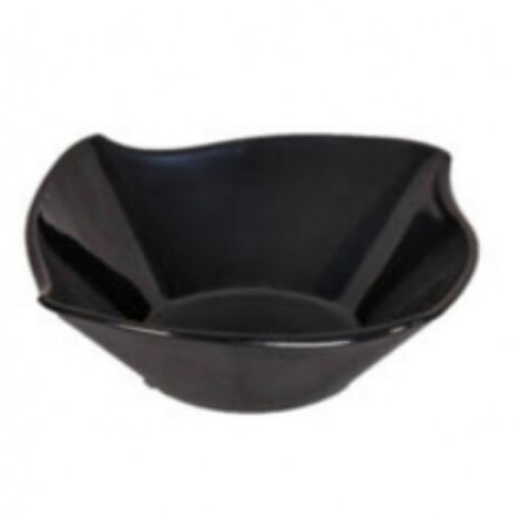 Tô Vuông Nhựa Melamine TV16 Màu Đen/Nâu Đựng Sữa Chua, Chè, Flan