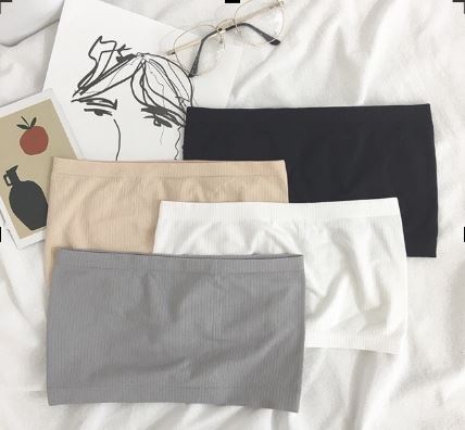 Áo ngực ống Cotton , Áo lá học sinh chất vải mềm mịn mặc cực thoải mái