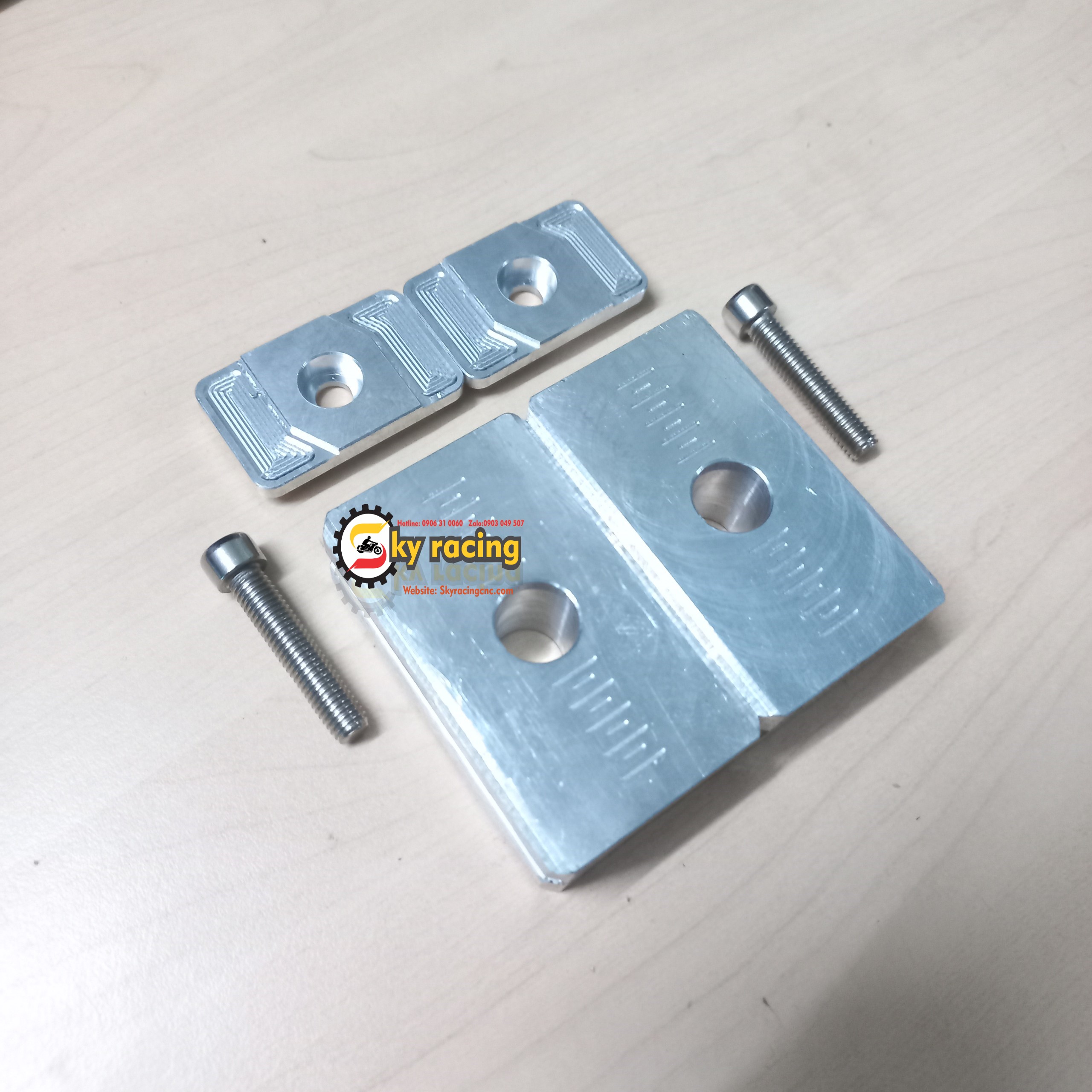 Bộ pát tăng sên nhôm cho xe Exciter 150
