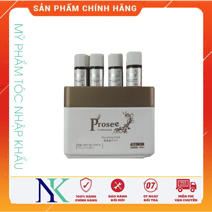 Hấp dầu prosee repairing mask phục hồi tóc chuyên sâu 500g