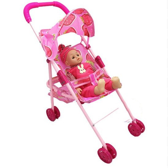 [HCM]Đồ chơi búp bê xe đẩy Đồ chơi xe đẩy búp bê Đồ chơi búp bê Đồ chơi xe đẩy búp bê cho bé Đồ chơi xe đẩy Đồ chơi cho bé Đồ chơi đẩy xe búp bê Đồ chơi búp bê