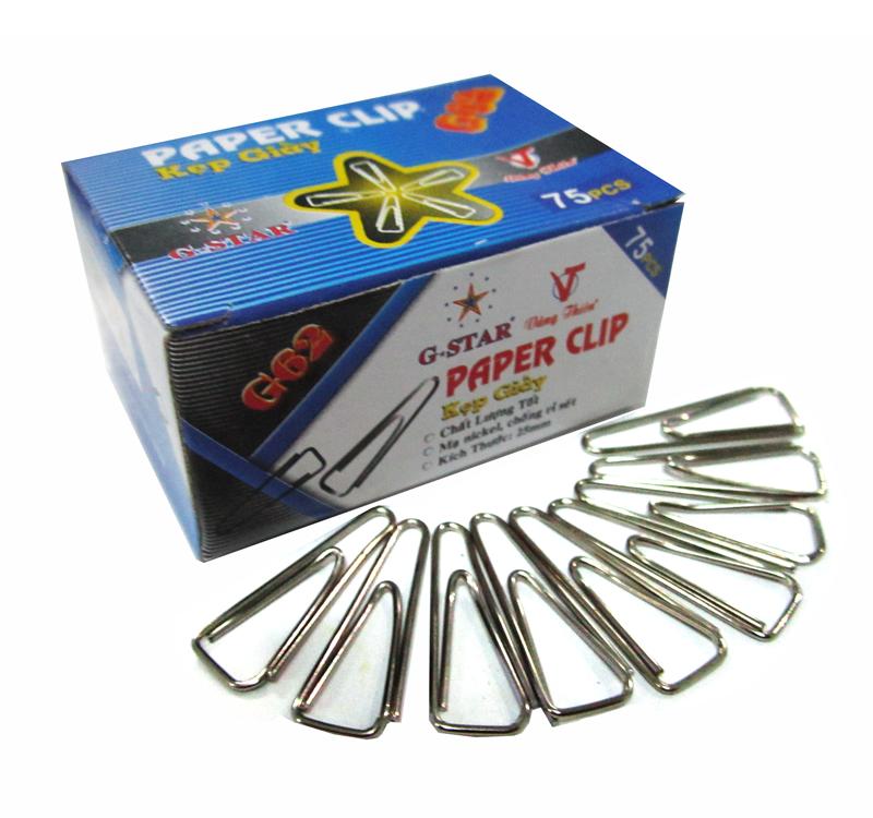 10 hộp kẹp giấy nhọn G62 Gstar