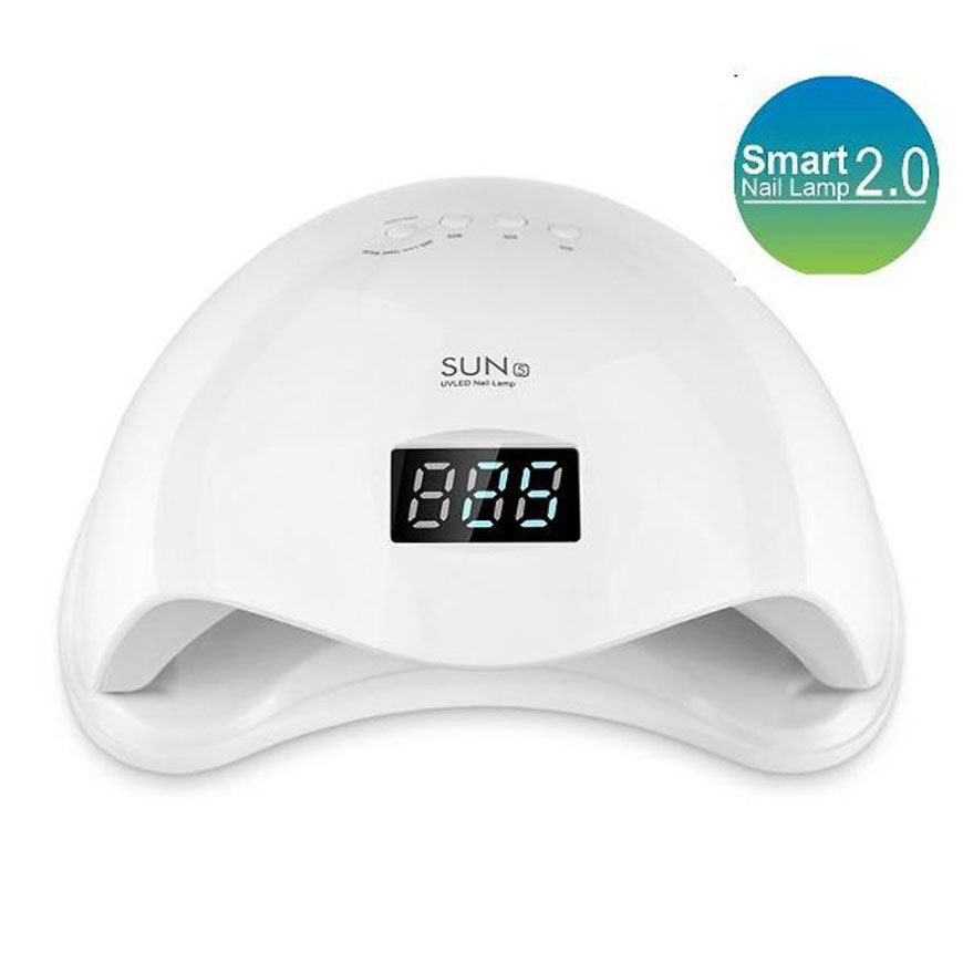 Máy hơ gel sun 5 plus chất lượng, giá tốt - máy hơ gel sun 5 uv/led 48w hơ nhanh khô sơn gel, chất lượng đảm bảo