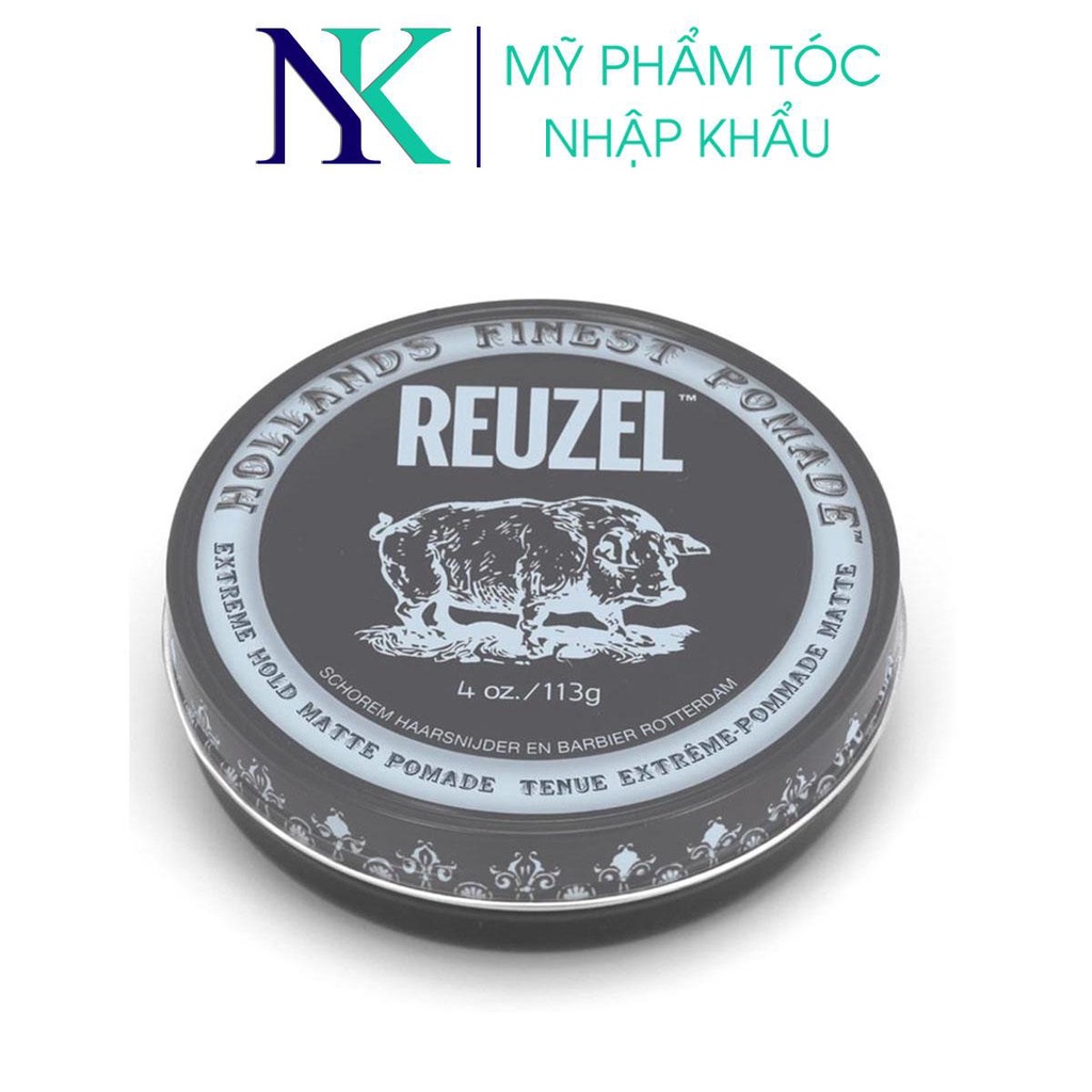 Sáp reuzel extreme hold matte pomade tạo kiểu tóc siêu cứng